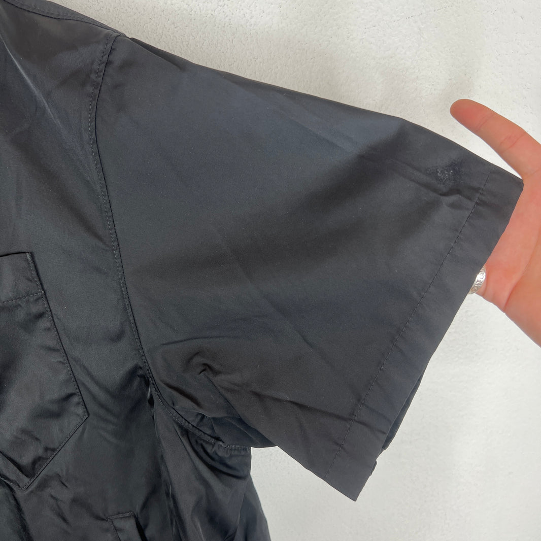 Prada Black Re-Nylon Button-Up Shirt
