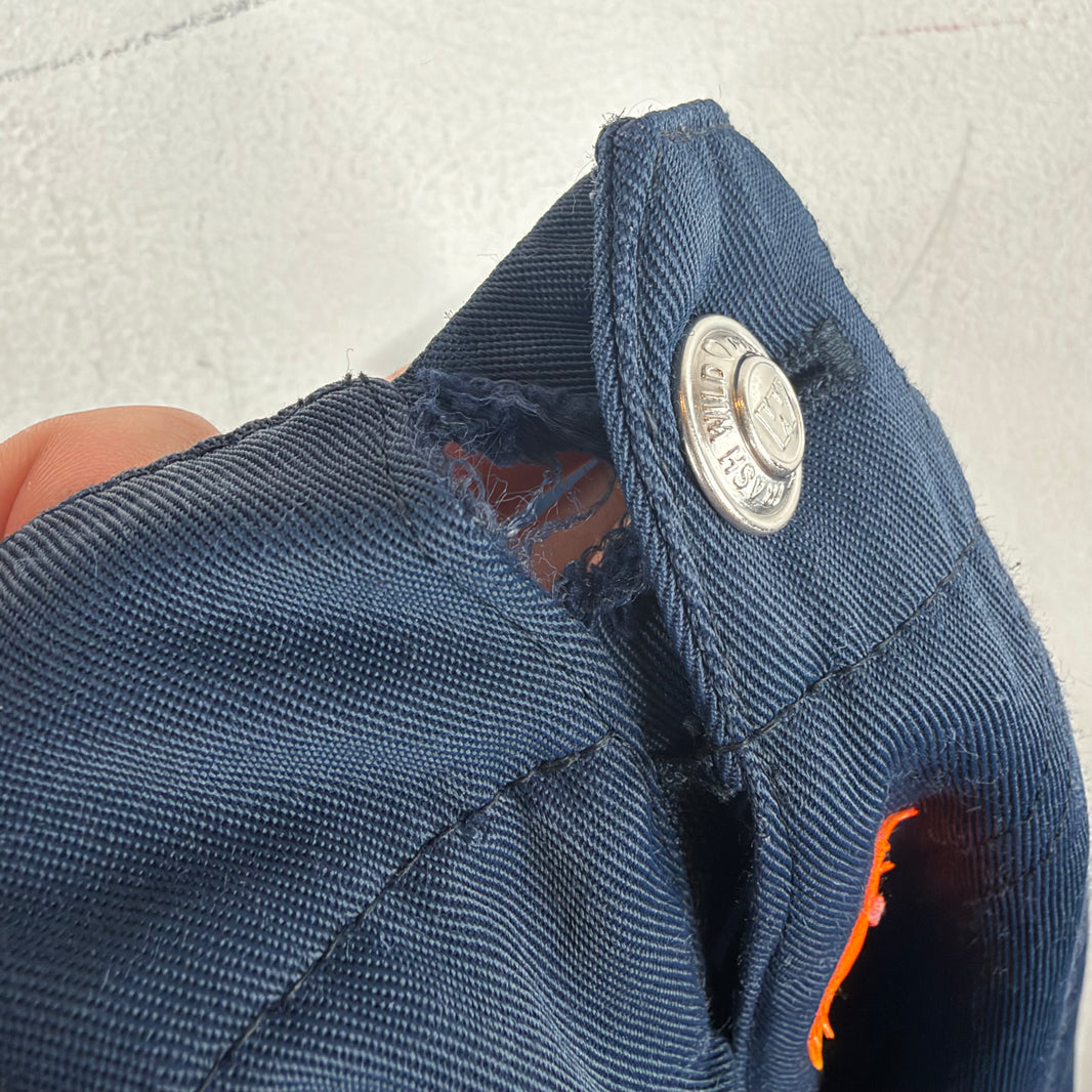 Walter Van Beirendonck Navy Cargo Pants
