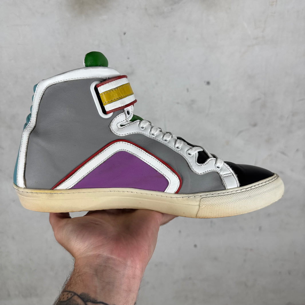 Pierre Hardy Multicolor Strapped Mid Sneakers