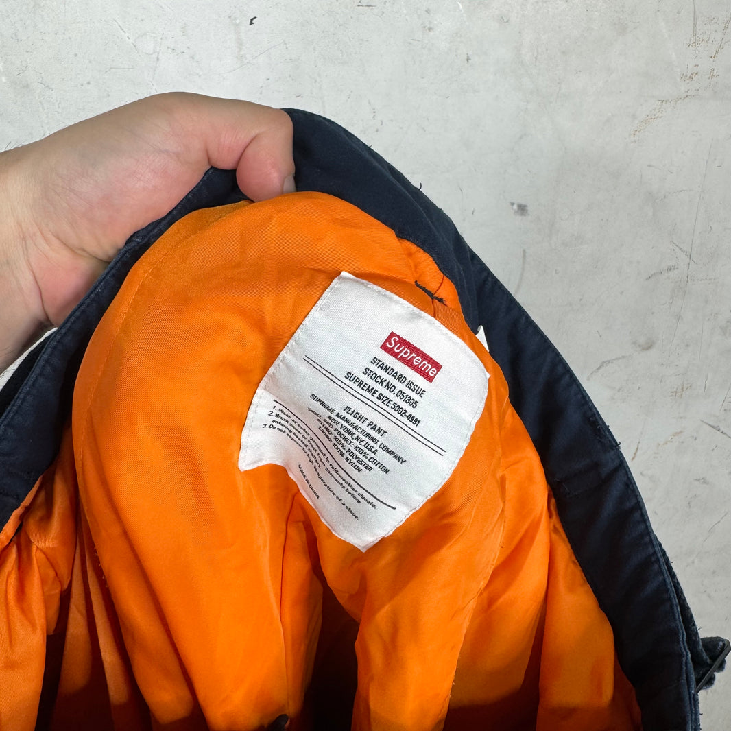 Supreme Navy Padded Flight Pants