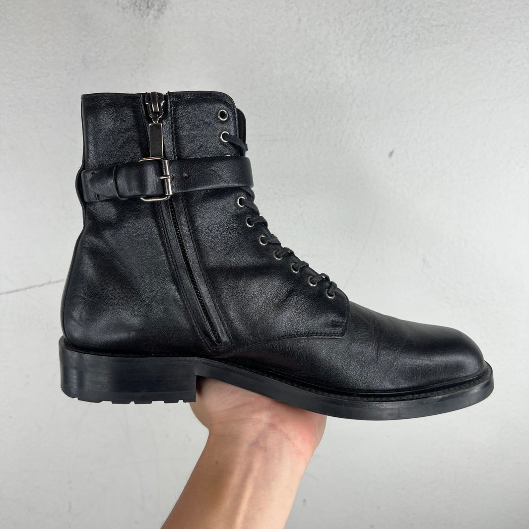 Saint Laurent Strapped Army Boots