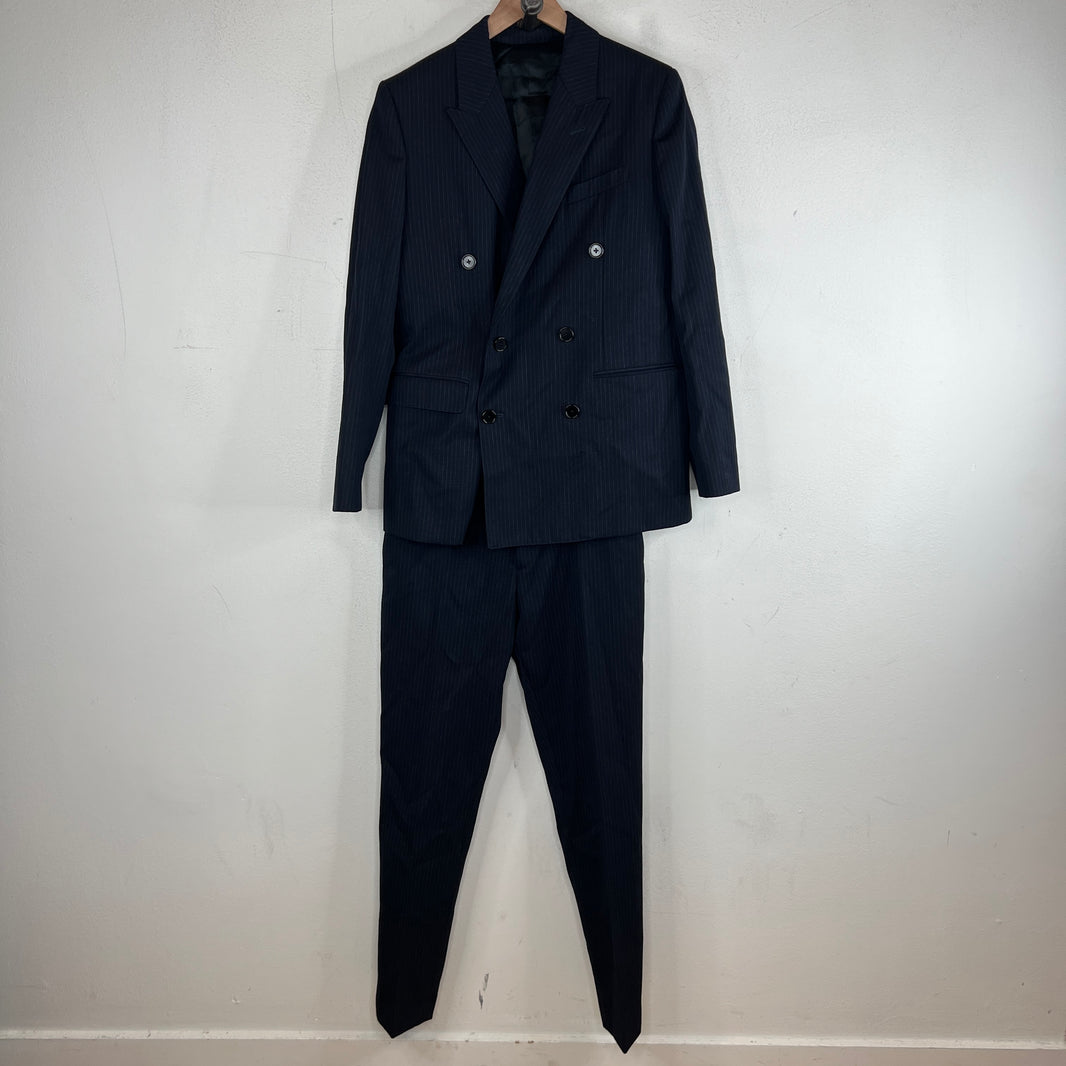 Celine Striped Navy Suit Set
