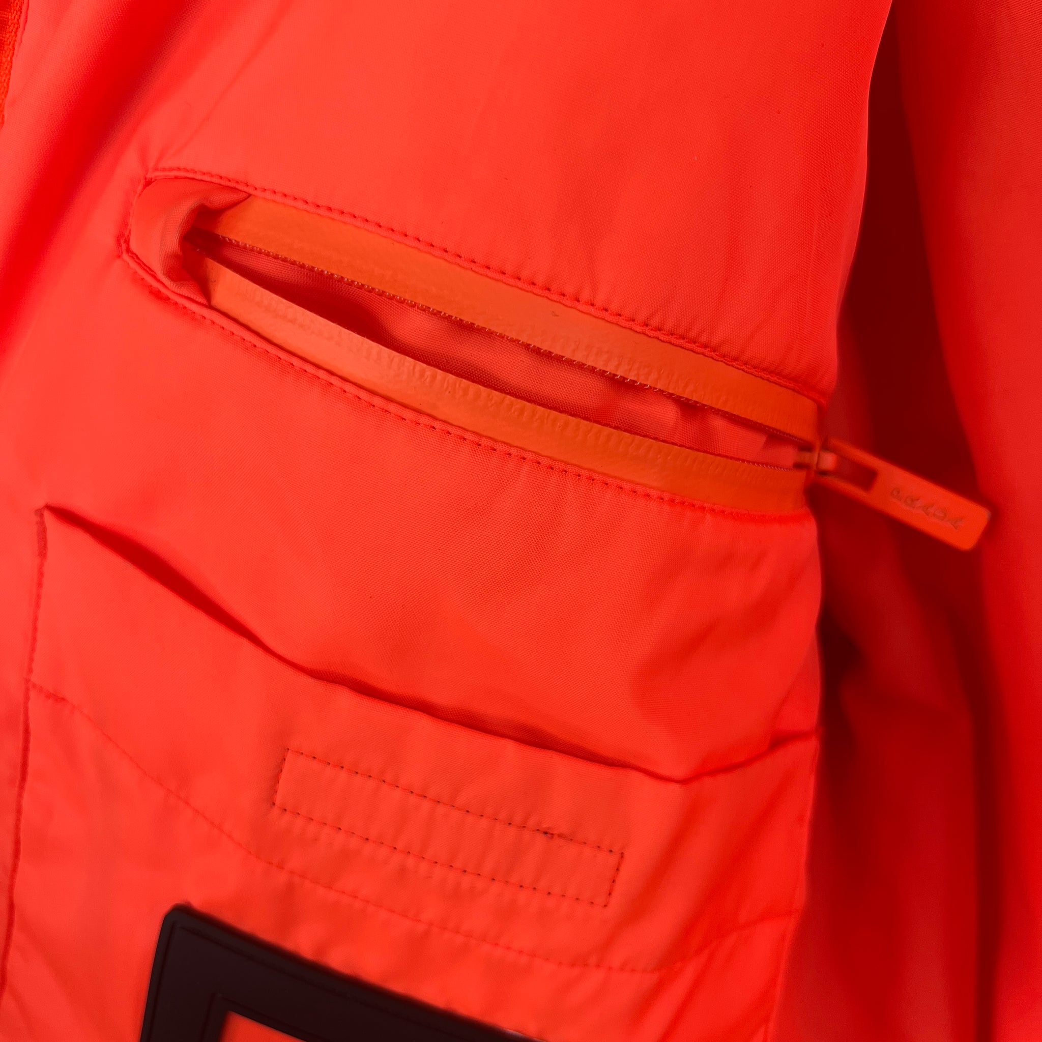 Prada Linea Rossa Orange Technical Padded Jacket