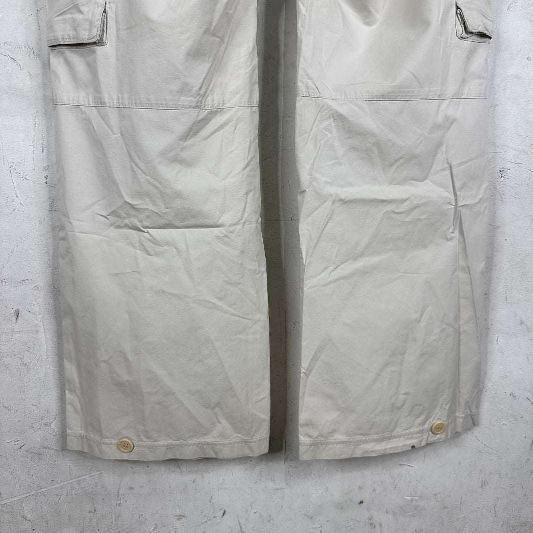 Prada Beige Low Rise Cargos