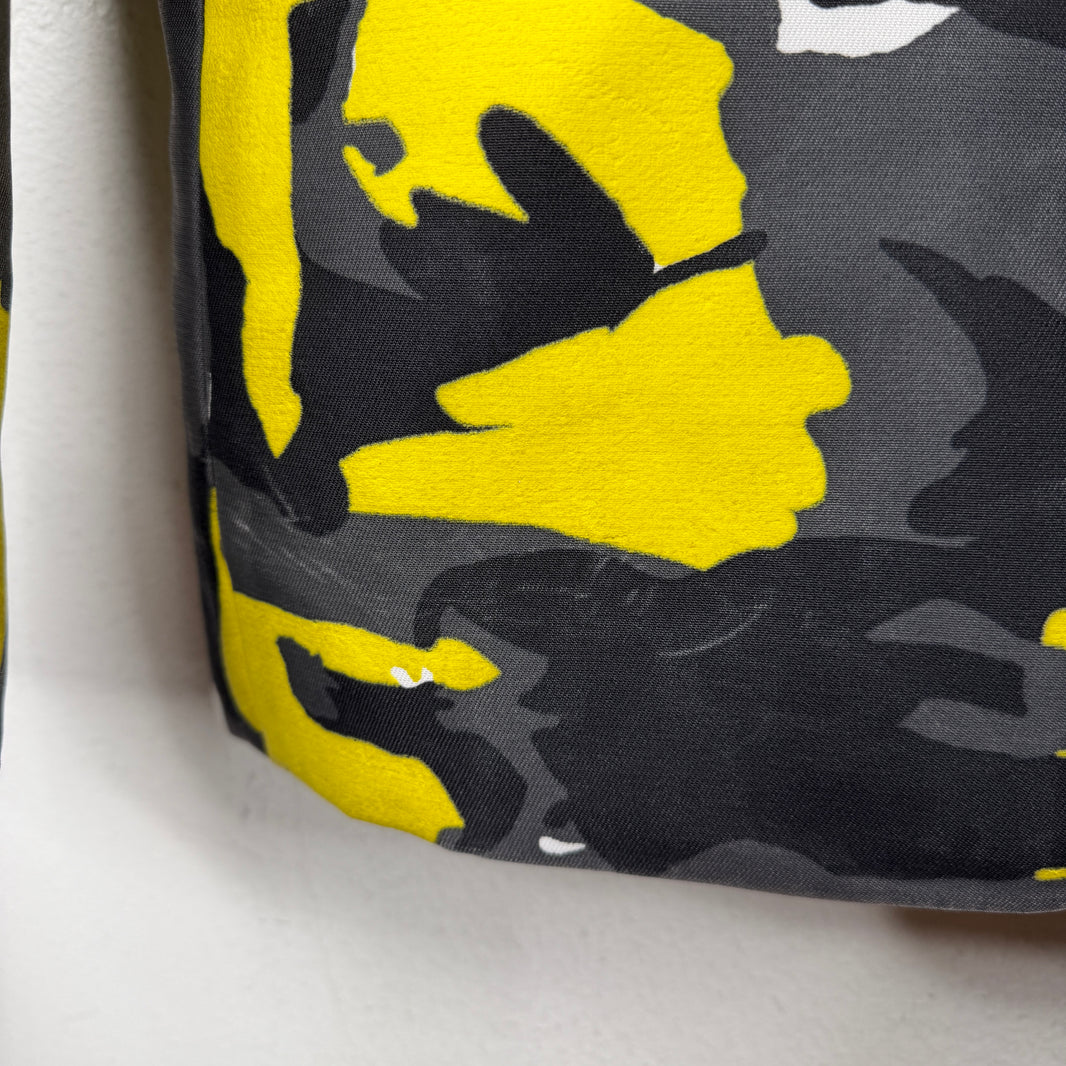 CDG Homme Plus Yellow Camo Car Mold Blazer