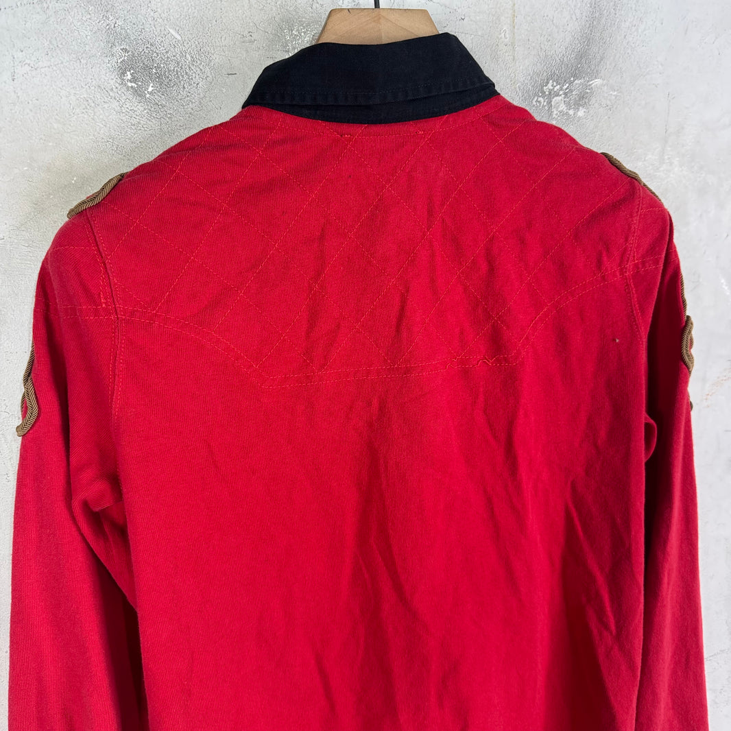 Ralph Lauren Rugby Laced Shoulder Patch L/S Polo