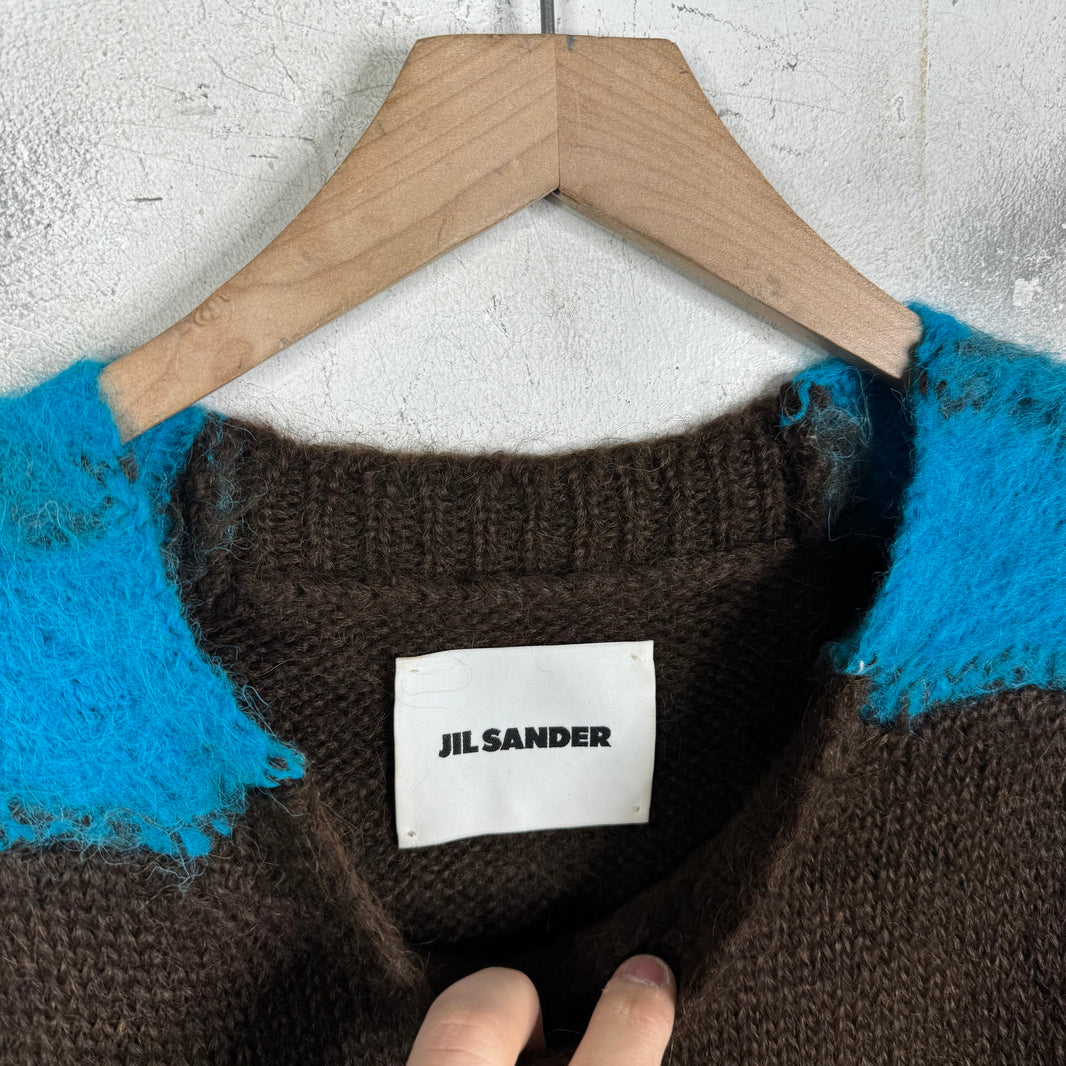 Jil Sander Mohair Paneled Sweater