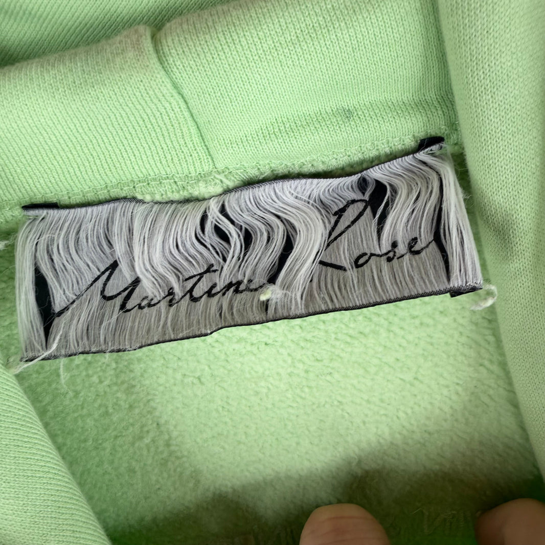 Martine Rose Mint Embroidered Logo Hoodie
