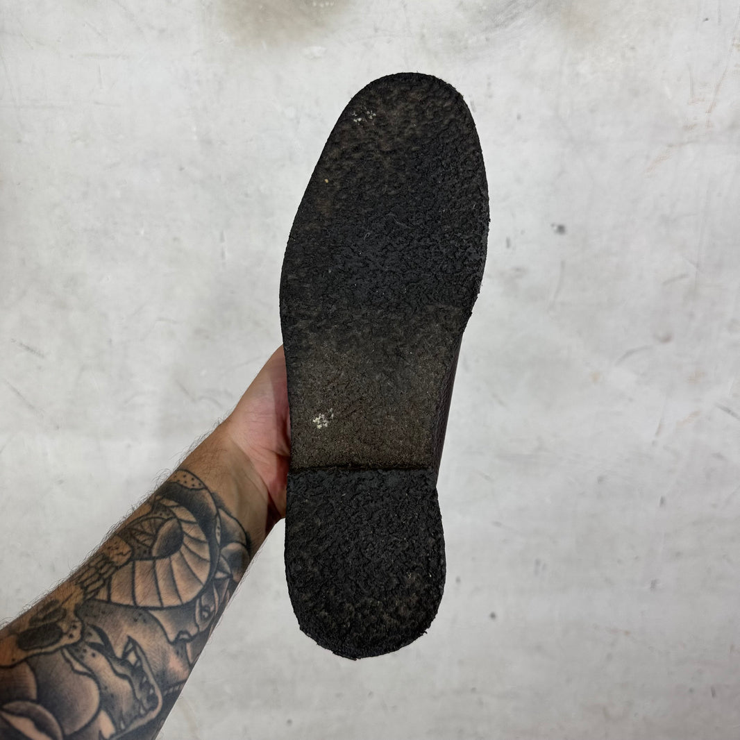 Lemaire Brown Leather Piped Slippers