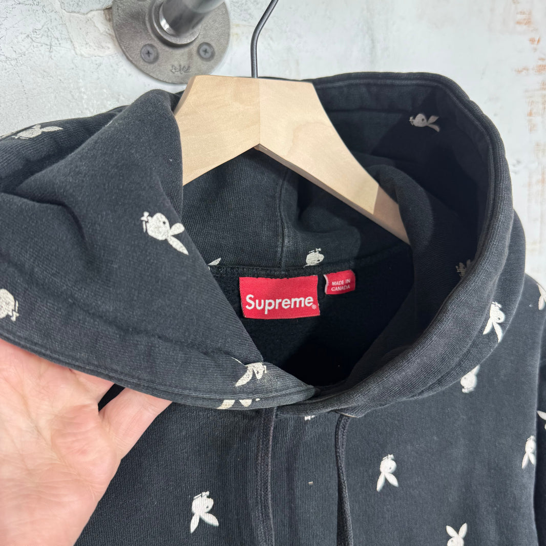 Supreme x Playboy Hoodie Black