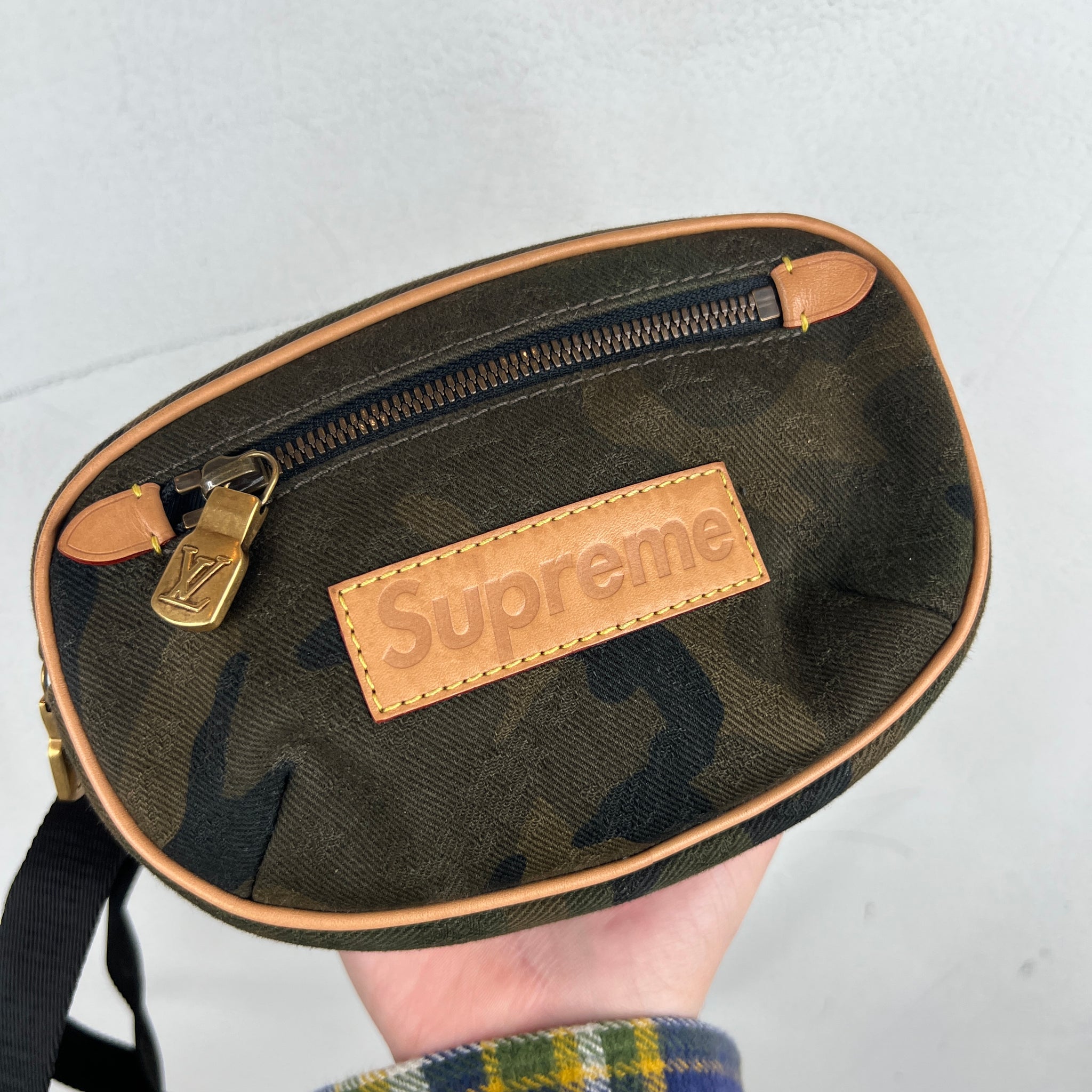 Louis Vuitton Supreme Camo Fanny Pack