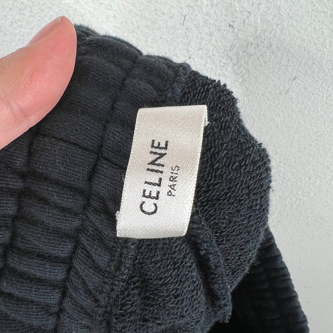 Celine Black Logo Sweatpants