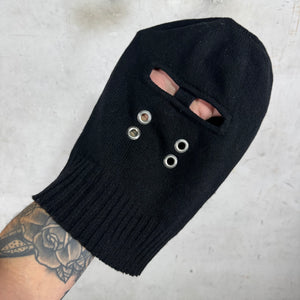Rick Owens Eyelit Wool Balaclava