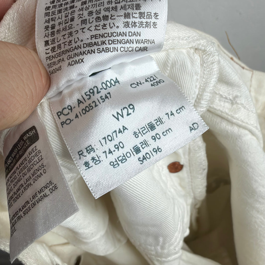 Denim Tears Levi's 501 White Wreath Jeans