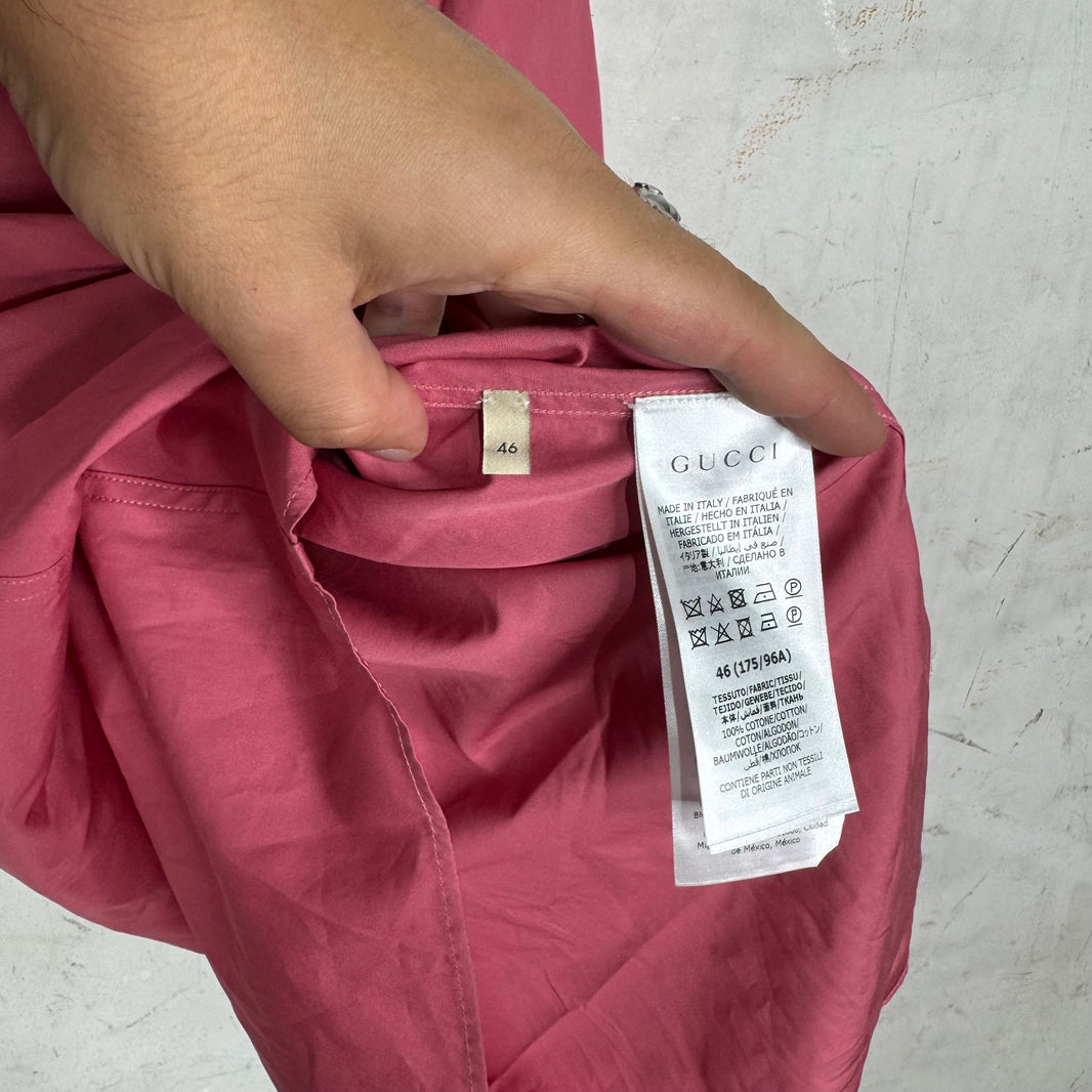 Gucci Magenta Dress Shirt