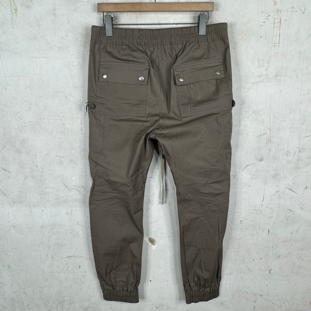 Rick Owens Phlegethon Dust Canvas Bauhaus Jogger