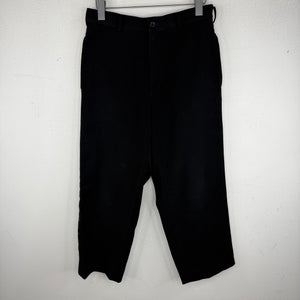 CDG BLACK Velour Striped Trousers