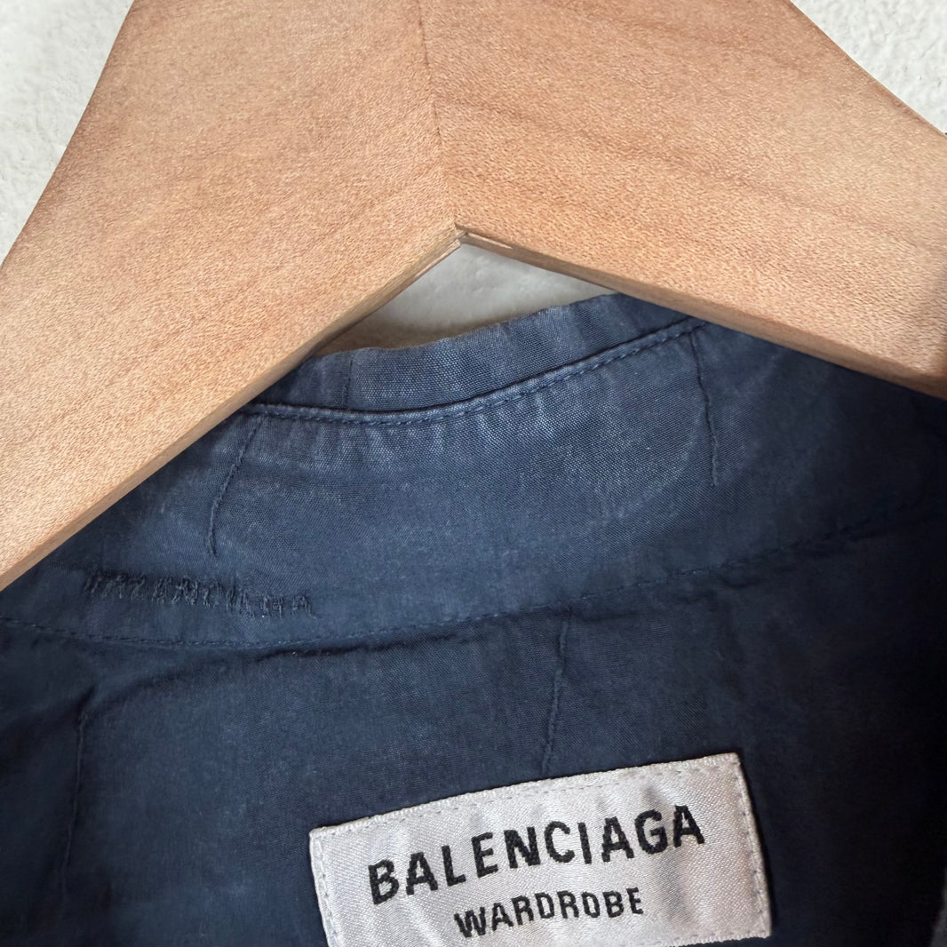 Balenciaga Navy Stitches L/S Shirt