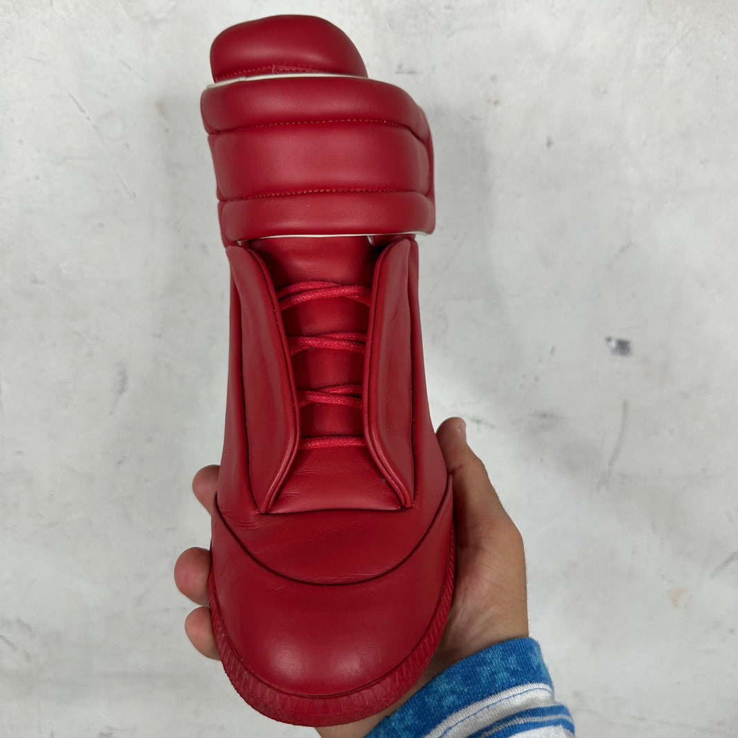 Margiela Red Leather Future Highs