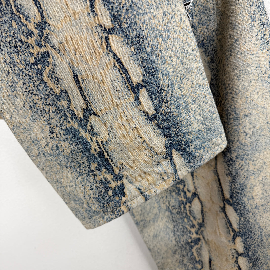 Supreme Snake Skin Denim Jeans