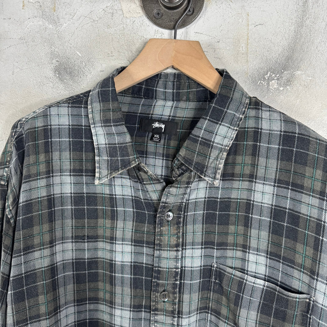 Stussy Plaid Printed Flannel