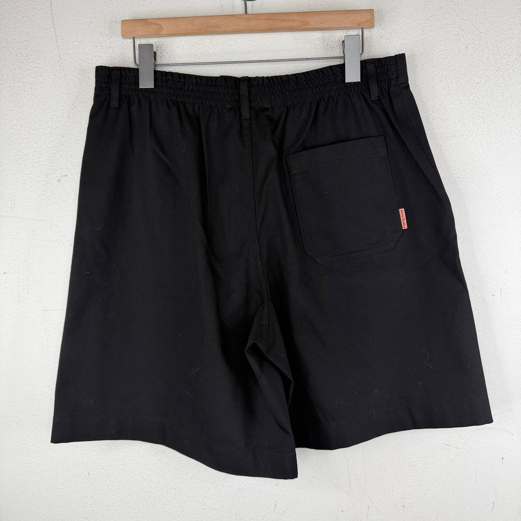 Acne Studios Black Elastic Shorts