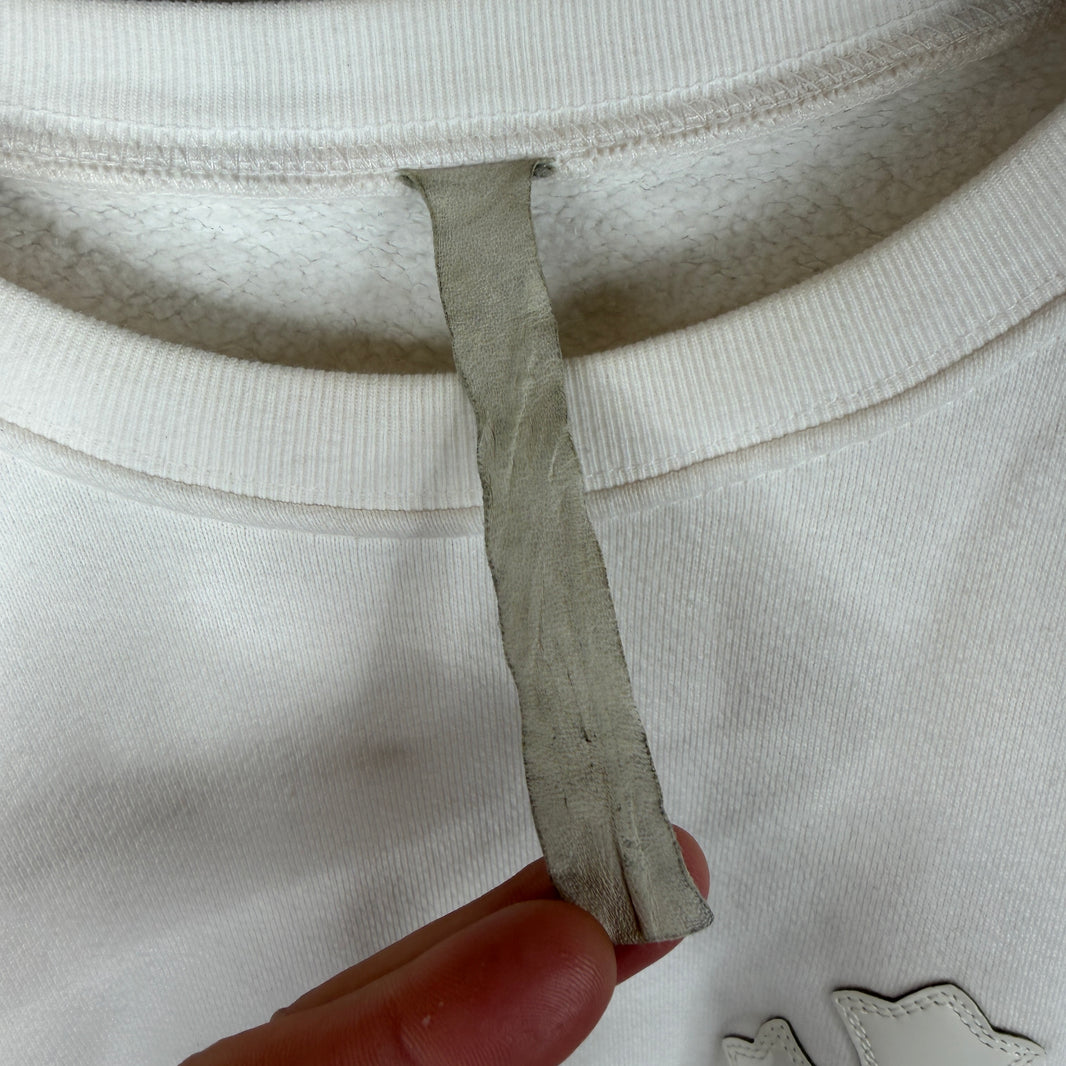 Chrome Hearts White 22 Patch Sweater