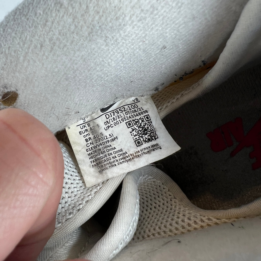CDG Nike White Foamposite Sneakers
