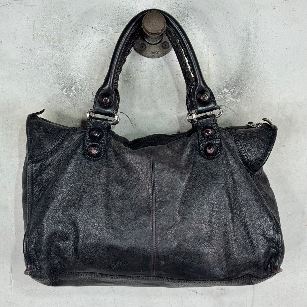 Balenciaga Large Blistered Leather City Bag