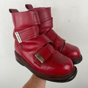 Dirk Bikkemberg 1995 Quad Metal Strap Boots