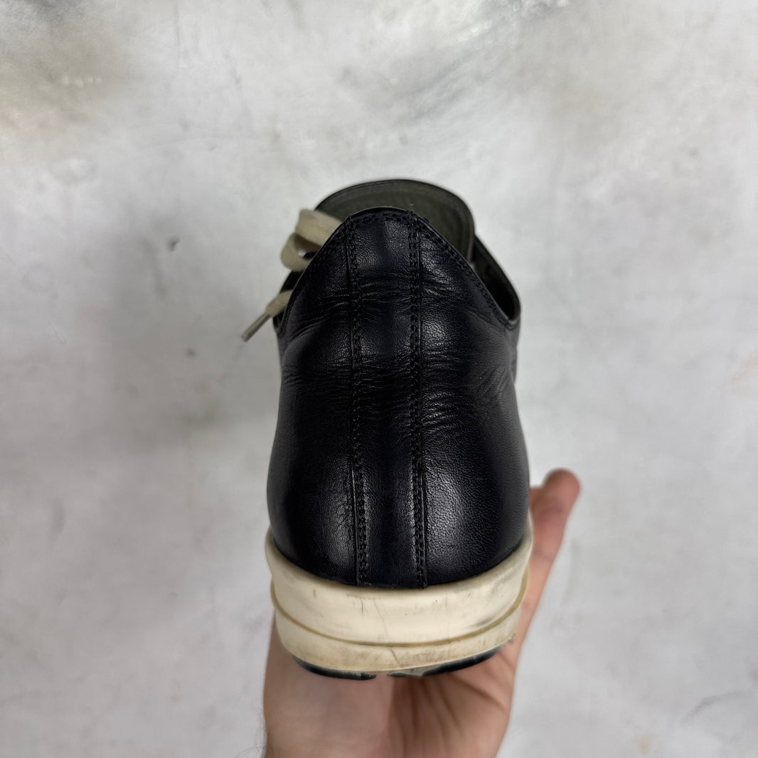 Rick Owens Black Leather Ramones
