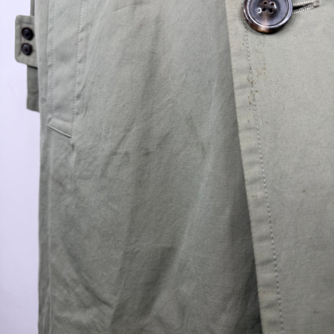 Margiela Green Trench Coat