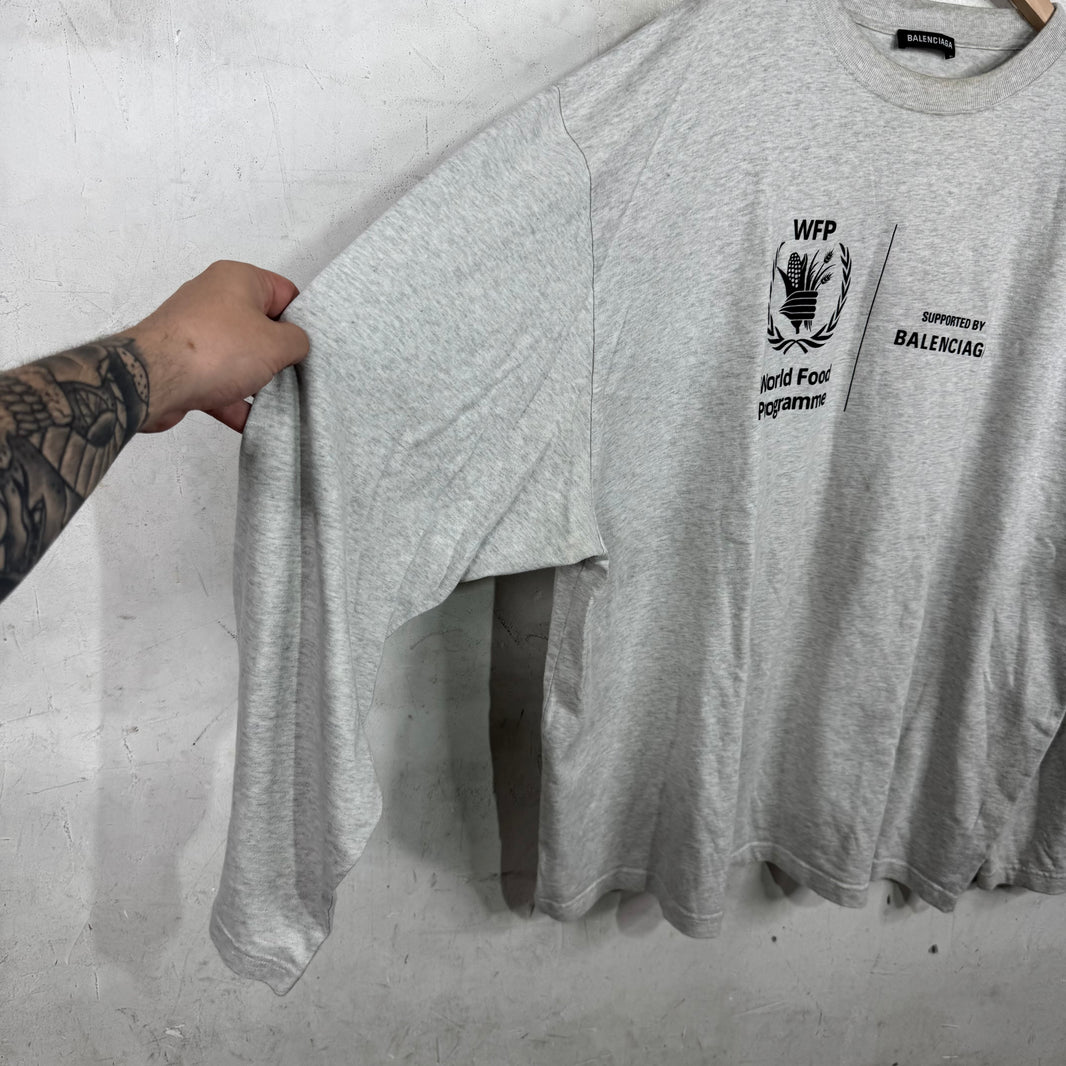 Balenciaga Grey WFP L/S T-Shirt
