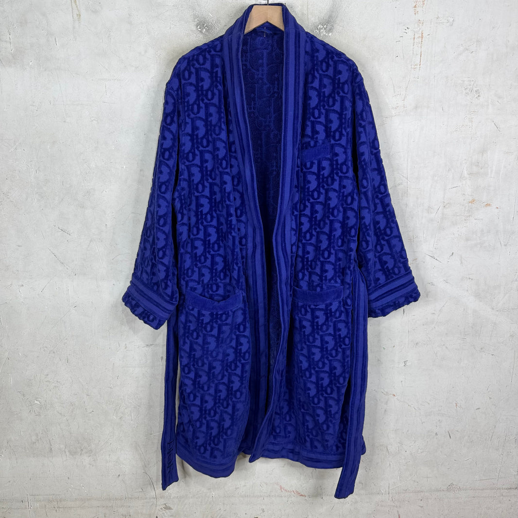 Dior Blue Oblique Bath Robe