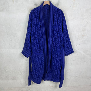 Dior Blue Oblique Bath Robe