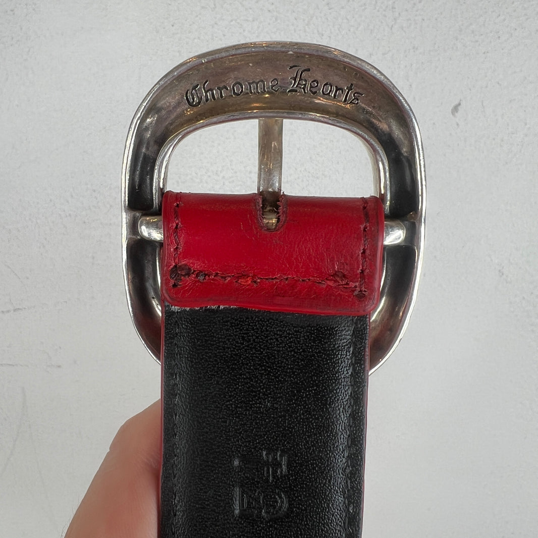 Chrome Hearts Red Gunslinger Belt