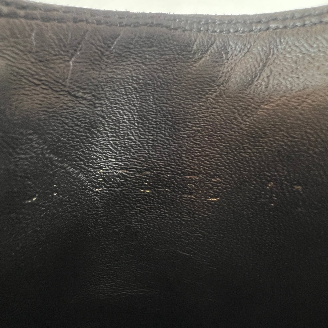 Saint Laurent Black Wyatt Chelsea Boots