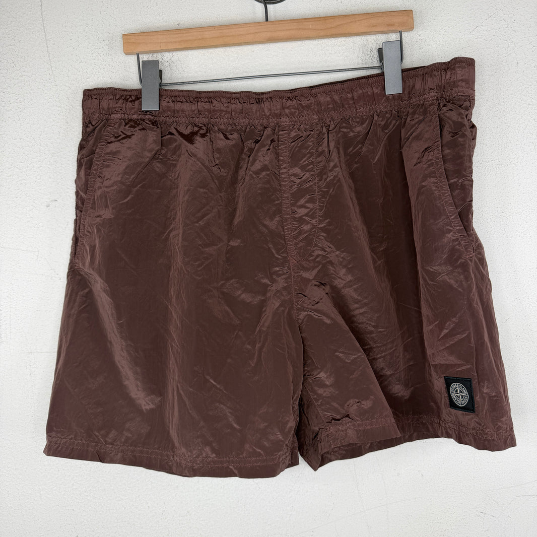 Stone Island Brown Shorts