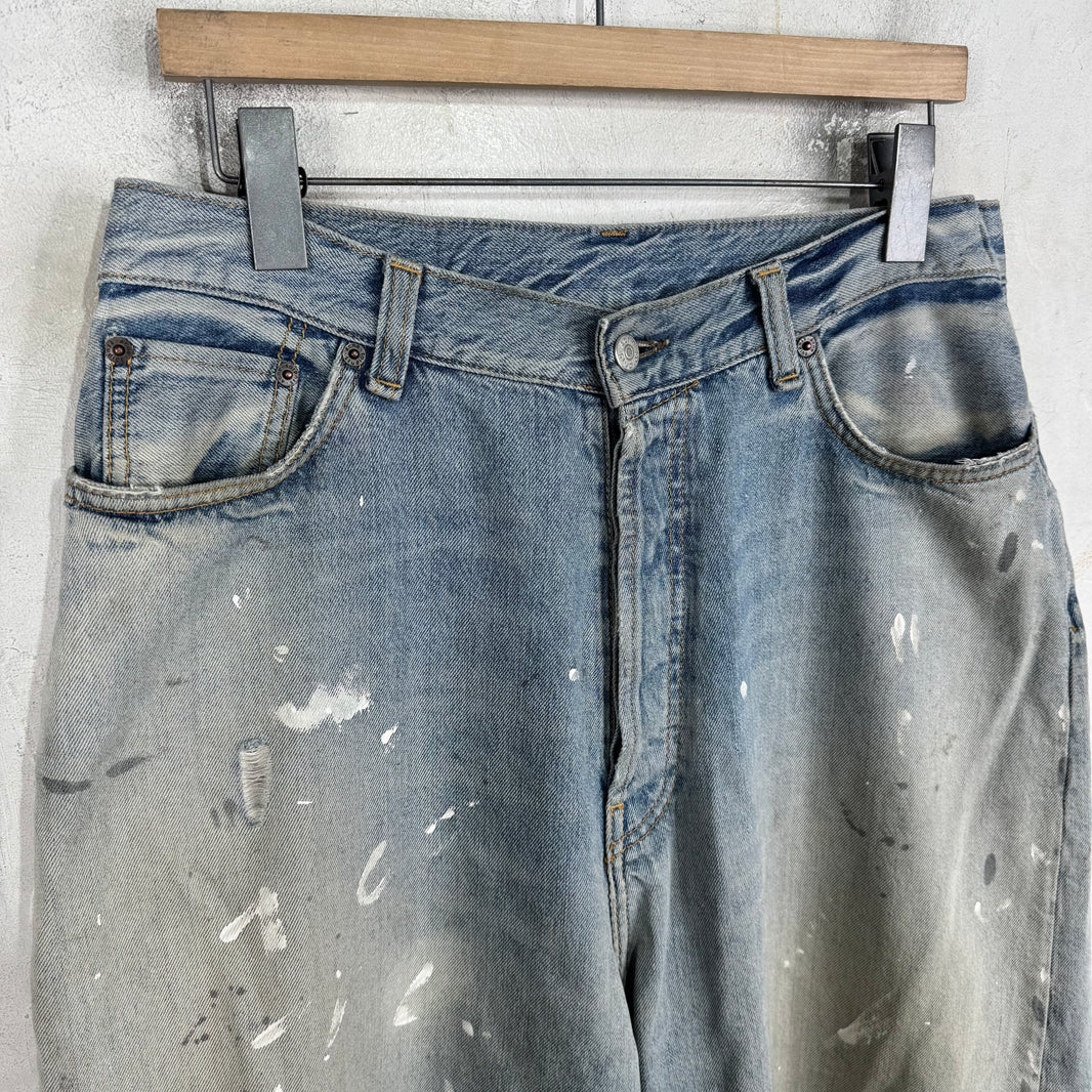 Acne Studios Wide Leg Painter Jeans