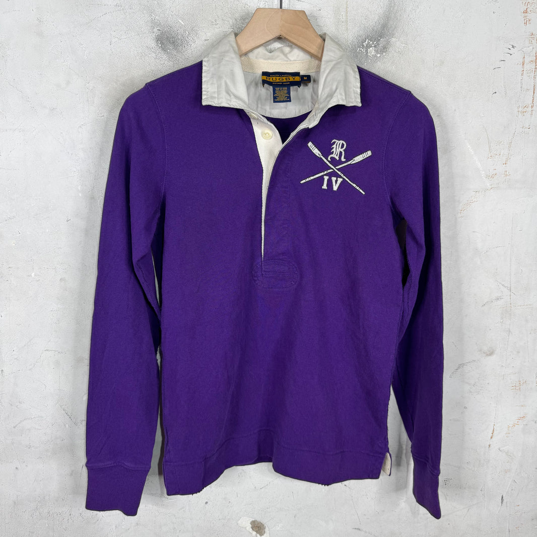 Ralph Lauren Rugby Purple Rowing L/S Polo
