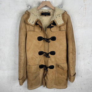 Gucci Shearling Hooded Duffle Coat