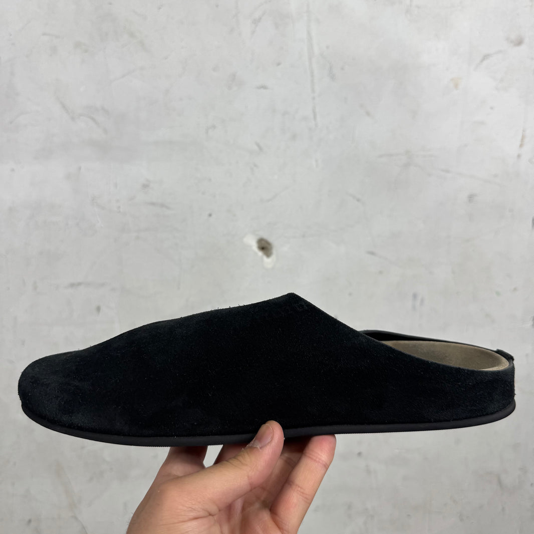The Row Hudson Suede Slippers