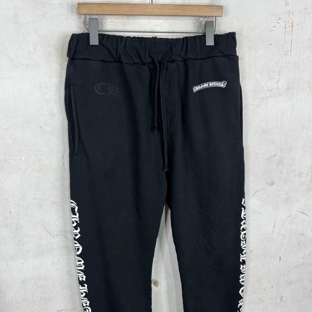 Chrome Hearts Script Heavy Sweatpants