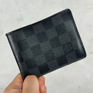 Louis Vuitton Black Damier Bifold Wallet