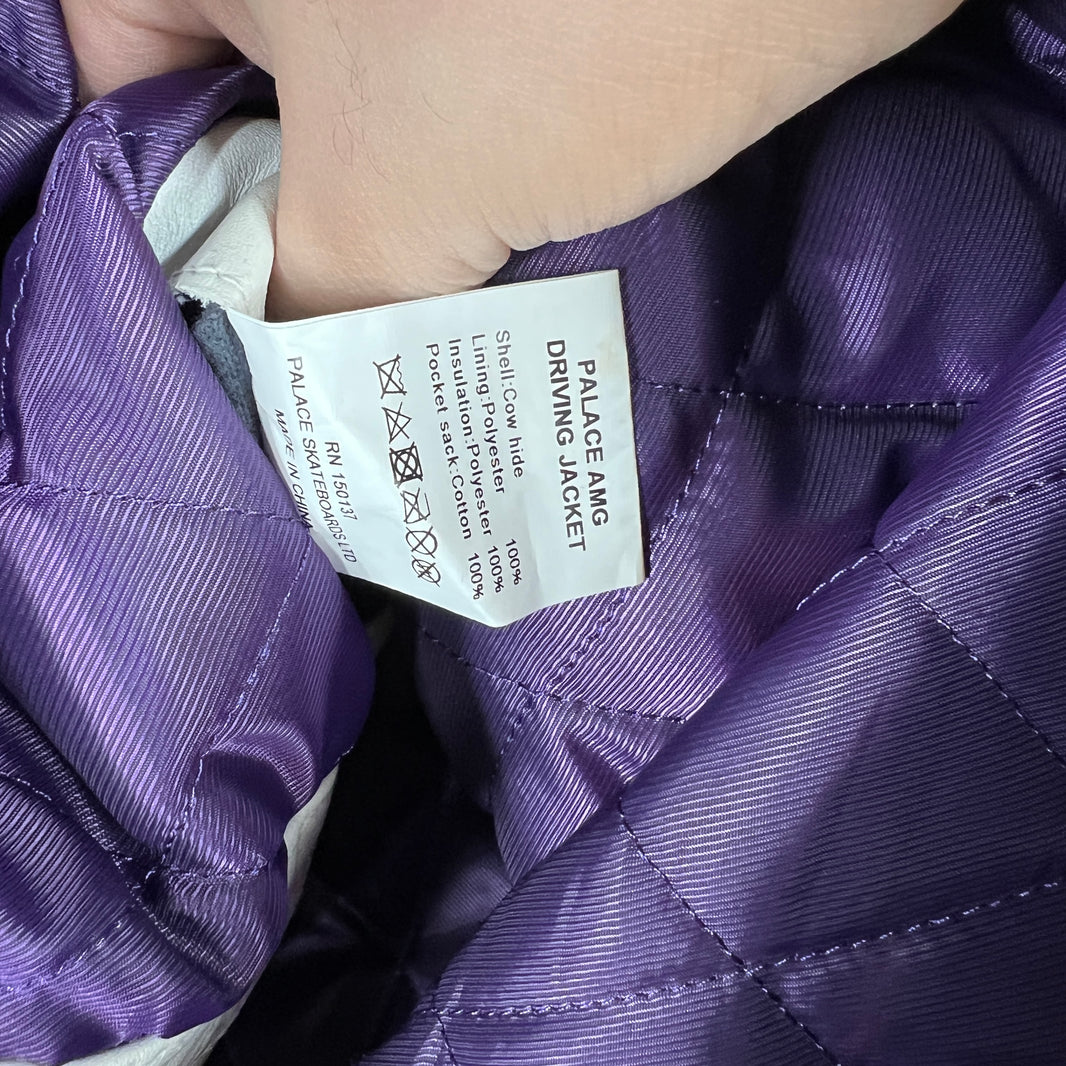 Palace AMG Leather Bomber Jacket
