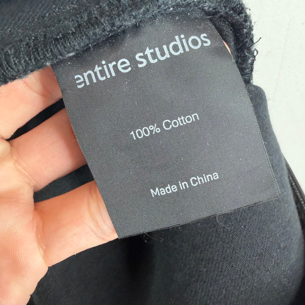 Entire Studios Black Darted Jeans