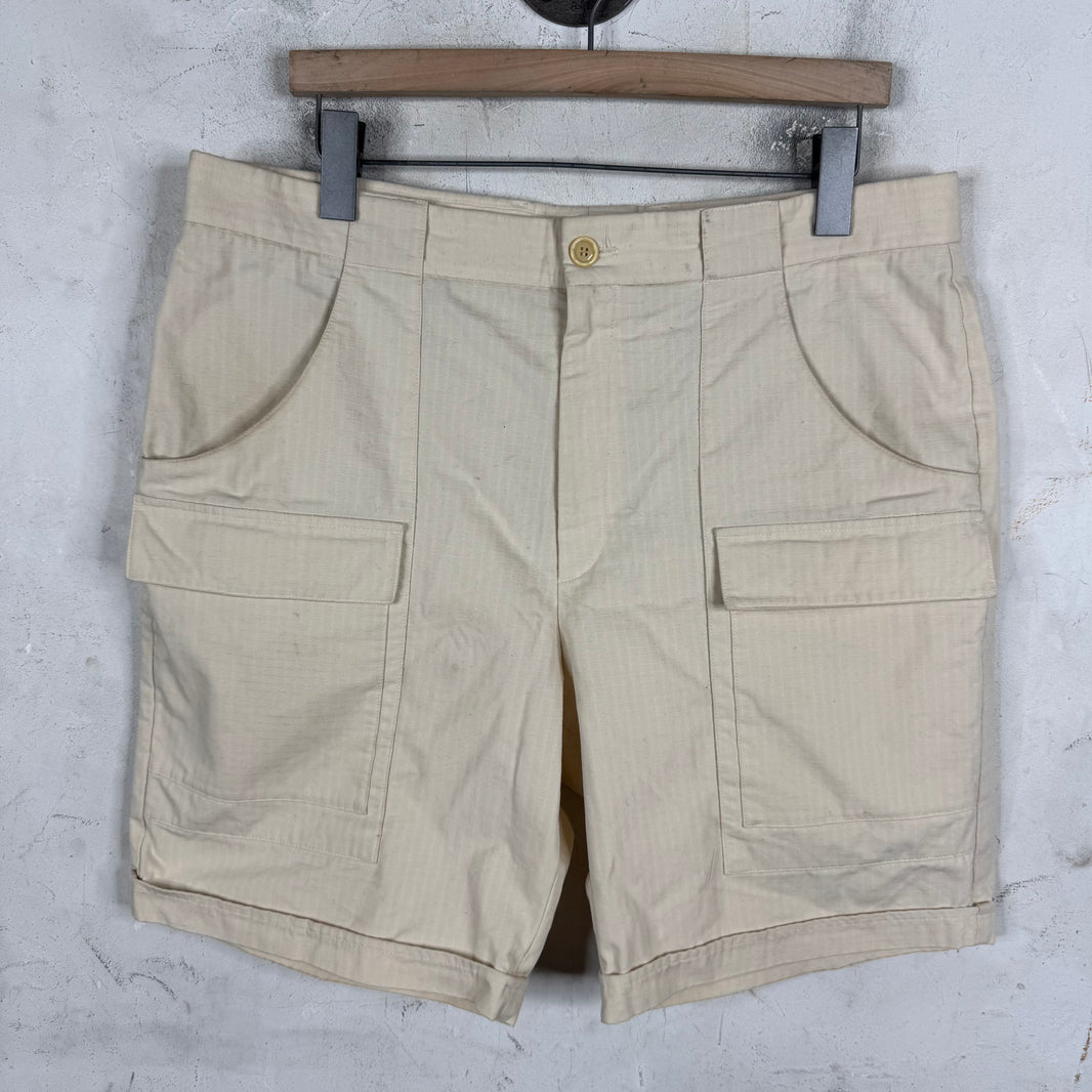 Gucci x TNF Cream Cargo Shorts