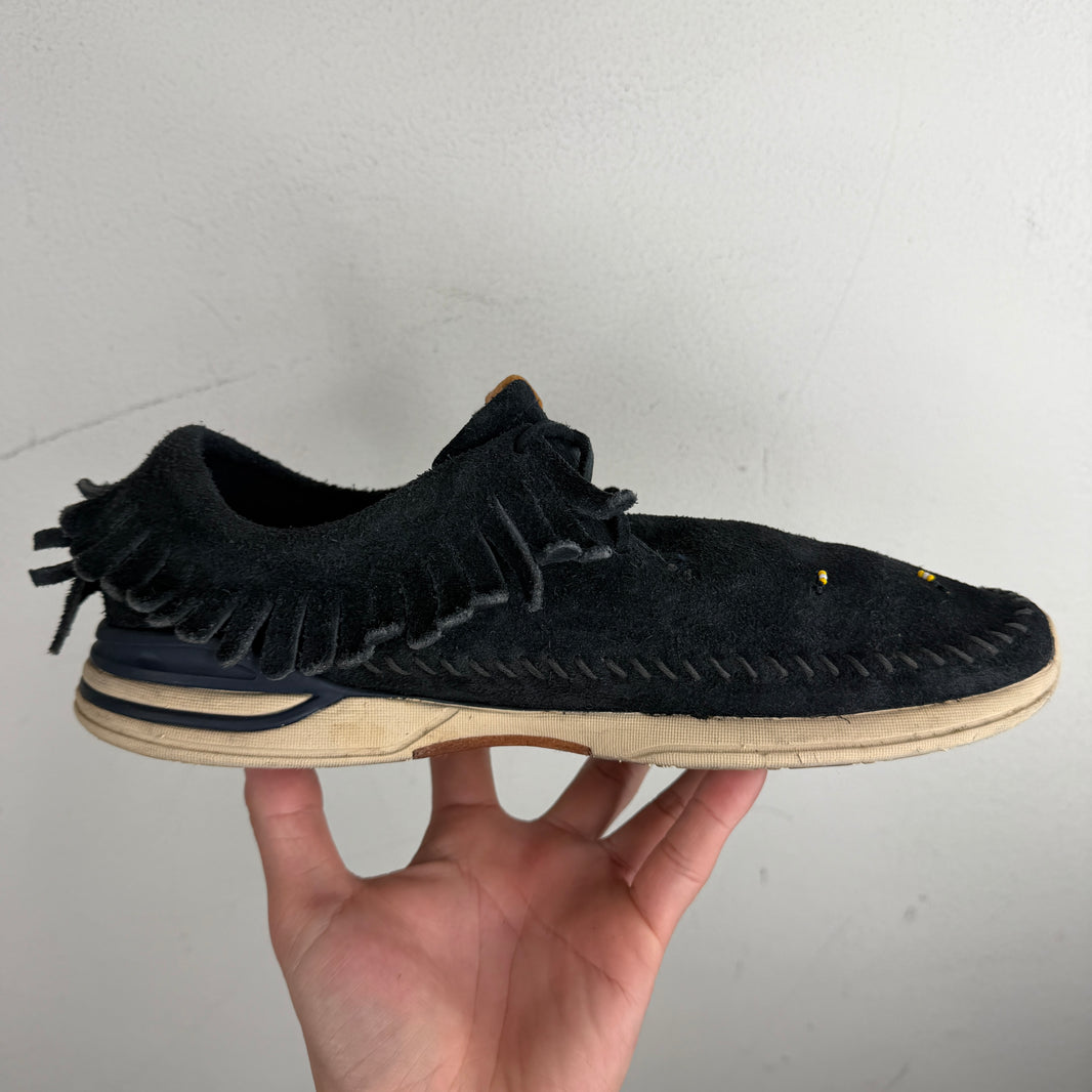 Visvim Navy Suede Maliseet Sneakers