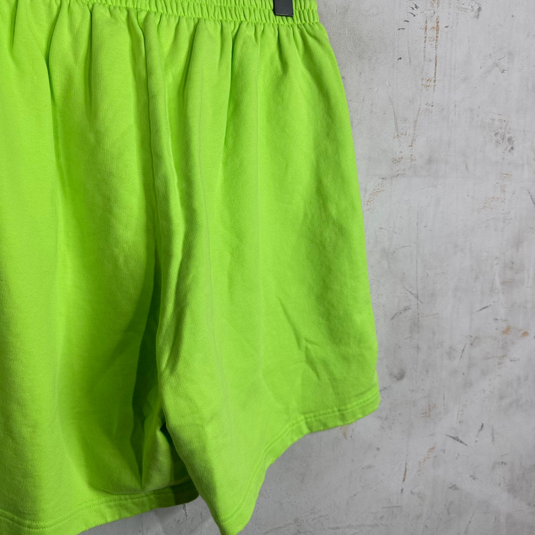 Balenciaga Neon Arabic Sweatshorts