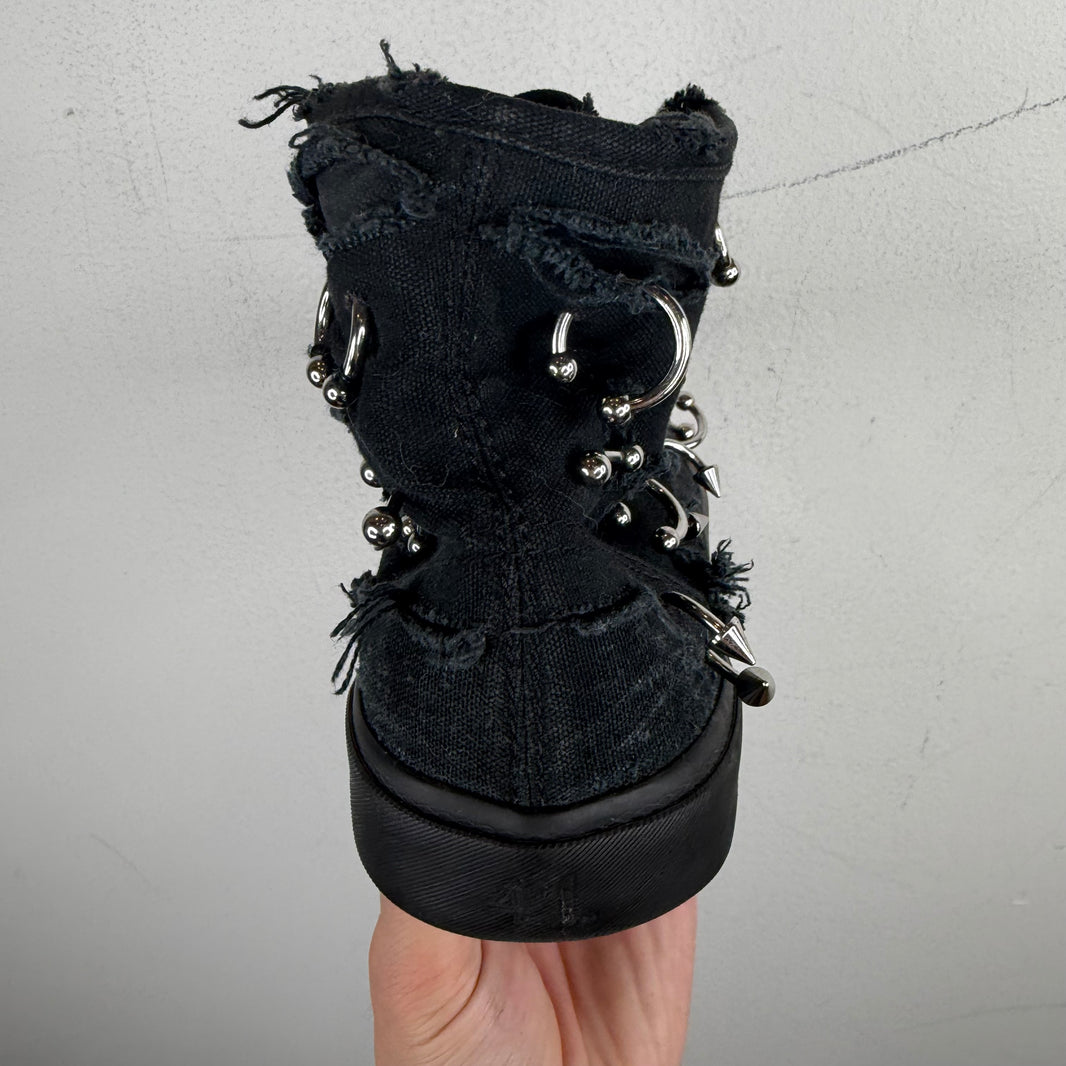 Balenciaga Pierced Paris High Top Sneakers